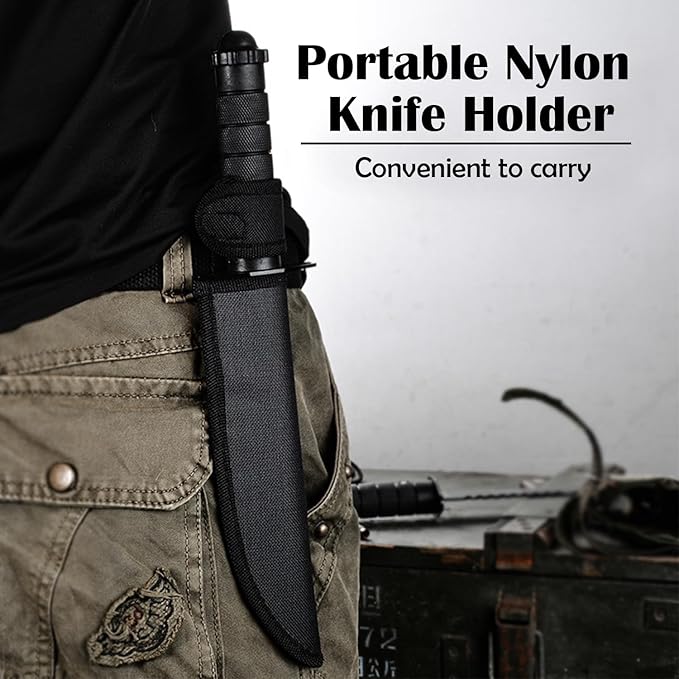 DOOM BLADE Camping Hatchet Axe with Nylon Sheath,Tomahawk Viking Forged High Carbon Steel,Portable Camping Axe for Outdoor Splitting Wood,Hunting (Double-Bit Axe + Hatchet + Fixed Blade Knife)