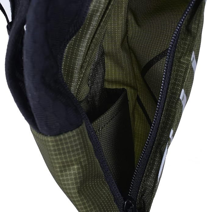 AONIJIE Quick Grip Handheld Water Bottle for Running, Hand Strap Hydration Pack with 500ml Handheld Soft Flask Water Bottle (Olive Green)