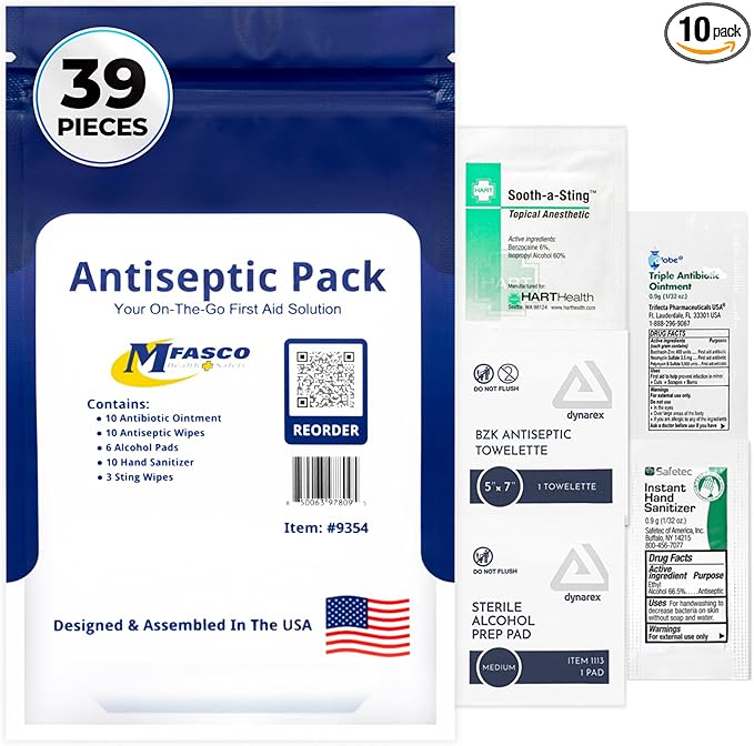 First Aid Kit Refill Antiseptic Products