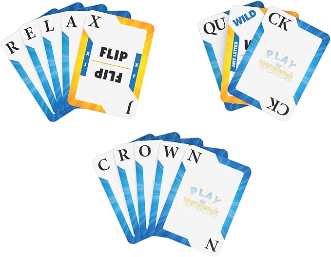 Play On Words Card Game - Extra-Creative Word Making Fun for All Ages - A Parents' Choice Award Winner - Family/Kid-Friendly Word Game