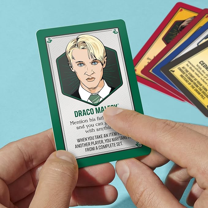 Monopoly Deal: Harry Potter Card Game | Family Games for Kids and Adults | Ages 8 and Up | 2 to 5 Players | 15 mins. | Travel Size