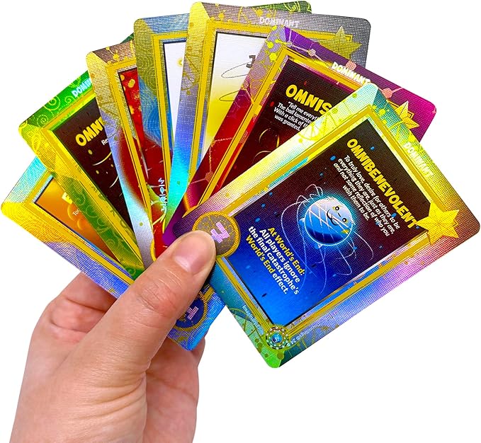 Doomlings Card Game: Imaginary Ends Expansion - Collectible Mystery Holofoils Gold Pack | Strategy Game for Kids, Teens & Adults | 2-6 Players, Ages 7+ (21 Holofoils)