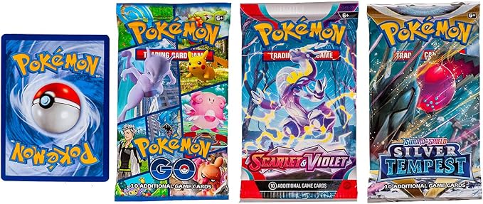 Pokemon TCG: 3 Booster Packs & 1 Random Foil | Includes 3 Blister Packs of Random Cards & 1 Individually Packed Holofoil Promo Card, 097712556710