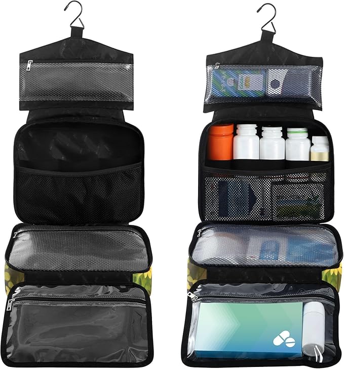 Fustylead Sleeping Cat in Forest Butterfly Floral Large Medical Storage Bag with Zipper Empty First Aid Bag Trauma Kit for Traveling Hiking Camping Backpacking
