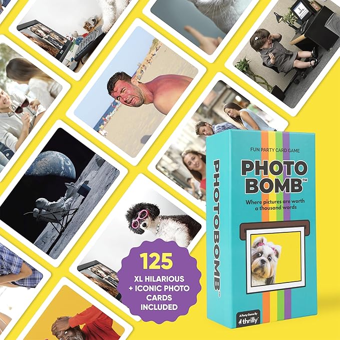 Photobomb The Meme Party Game of Hilarious Image Cards & Storytelling | Ages 13+ | 3?? Players | 30 Min Playtime | Great for Fans of Storytelling Board Games & Party Nights