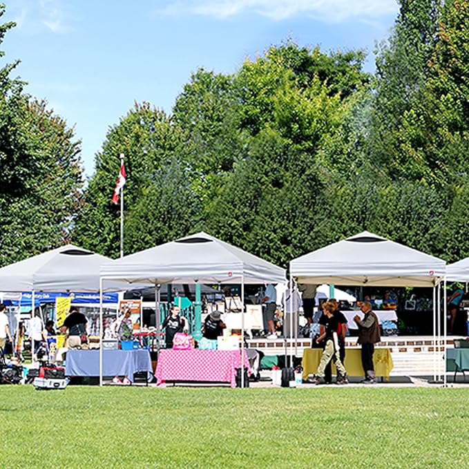 10x10 Pop Up Canopy Tent,10X10FT (White, 10x10FT)