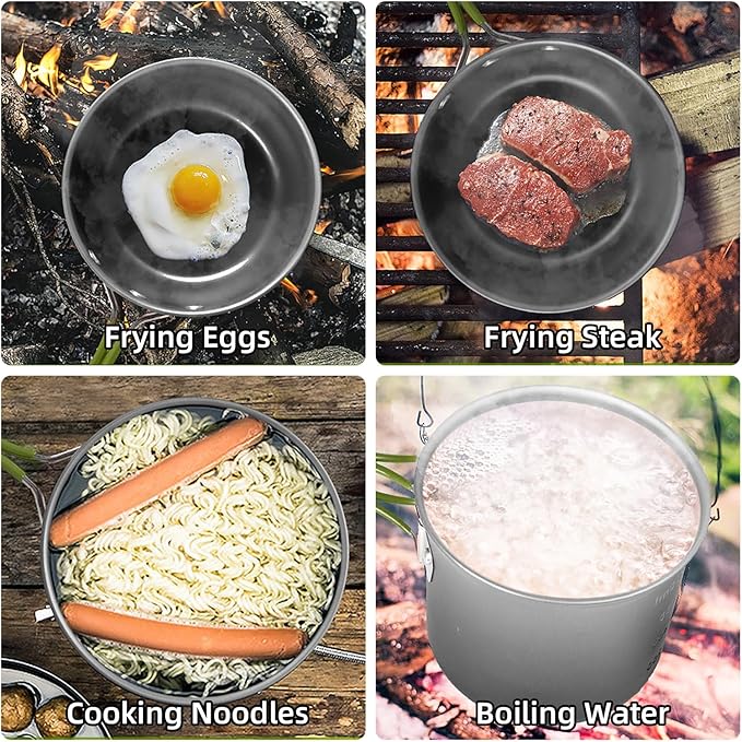 Camping Cookware Set with Stove