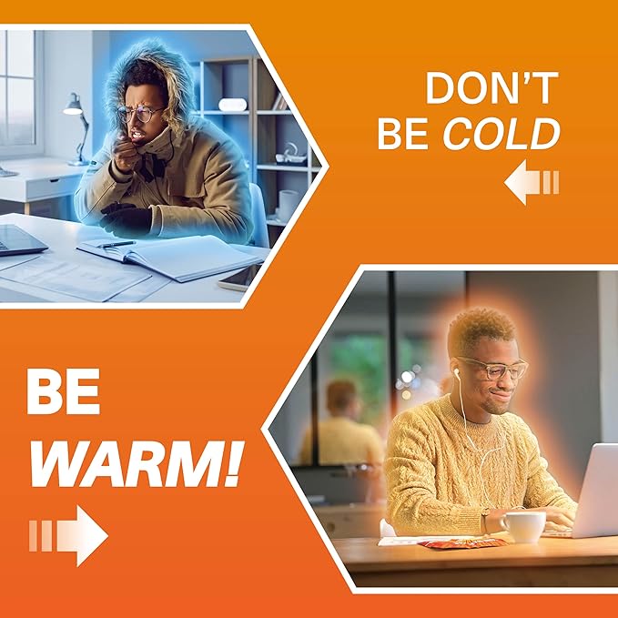 BRAMBLE Hand Warmers & Foot Warmers - Long-Lasting Heat Packs (8h) for Outdoor Activities, Sports, and Cold Weather