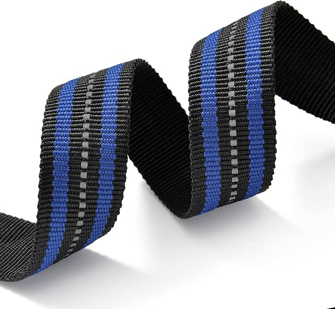 Mile High Life Reflective Dog Collar | Nylon Pet Collars wiith Buckle | Light Weight Puppy Collars | Blue Dog Collars for Small Dogs (Blue, S)