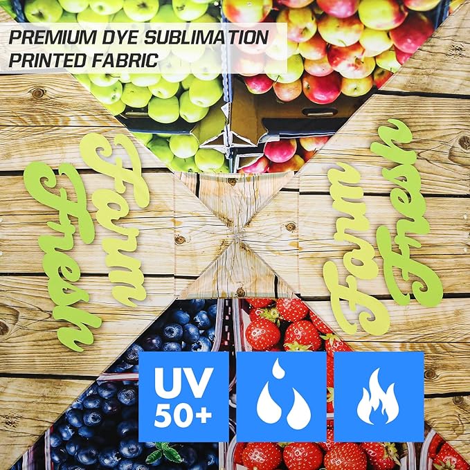 EAGLE PEAK Pop Up Canopy Tent with Wheeled Carry Bag, 8 Stakes, 4 Ropes, 4 Weight Bags, Easy Set Up Tent Canopy, 10x10 ft, 100sqft of Shade, Fruit Stand