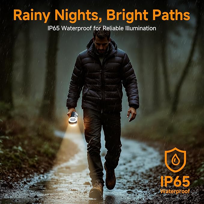 Rechargeable 21000mAh Camping Light, Telescopic Camping Lights, Collapsible Magnetic Camping Lantern with Stand IPX6 Waterproof Flashlights, Camping Lamp for Emergency, Hiking