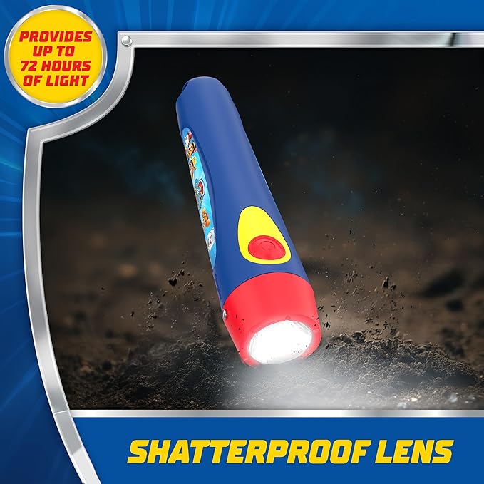 Energizer PAW Patrol Flashlights (2-Pack), Paw Patrol Toys for Boys and Girls, Great Lightweight LED Flashlights for Kids (Batteries Included)