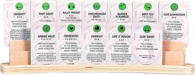 On-Course Golf Game ??30 New Playing Cards to Add Fun to Your Next Golf Round ??Great Gift for Golfers ??Not Suitable for Golf Expansion Pack ??Fun On-Course Game for Friends, Groups