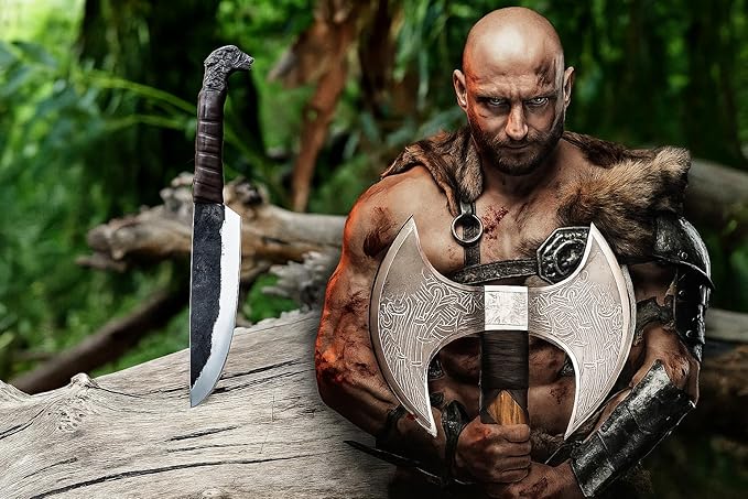 Viking Store Double Sided Ax Viking Axe Real Replica Double Head Ax Vikings Weapons Real Christmis Gift Gift for him |Ax-1001049|