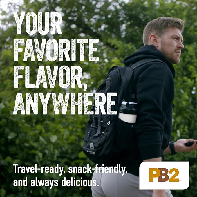 PB2 Crunchy Powdered Peanut Butter - Peanut Butter Powder with Small Crunchy Peanut Pieces