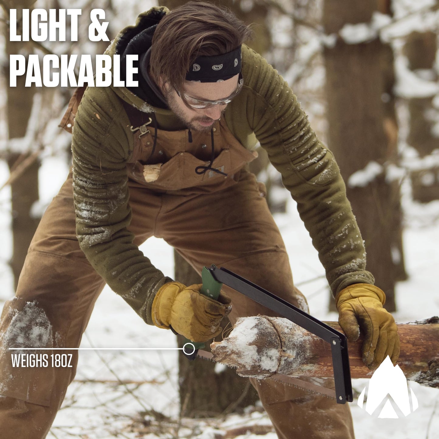 AGAWA - BOREAL21-21 Inch Folding Saw with All-Purpose Saw Blade - Camping Gear For Hiking, Fishing