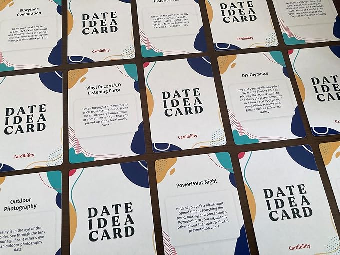 Date Idea Cards with 72 Prompts (2nd Edition)