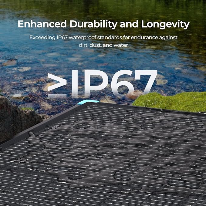 Renogy 100W Portable Solar Panel Suitcase, 25% High Efficiency N-Type Foldable Solar Charger for Power Station, Durable for Decades, 19% Lighter with Kickstands, for RV Camping Off-Grid Blackouts
