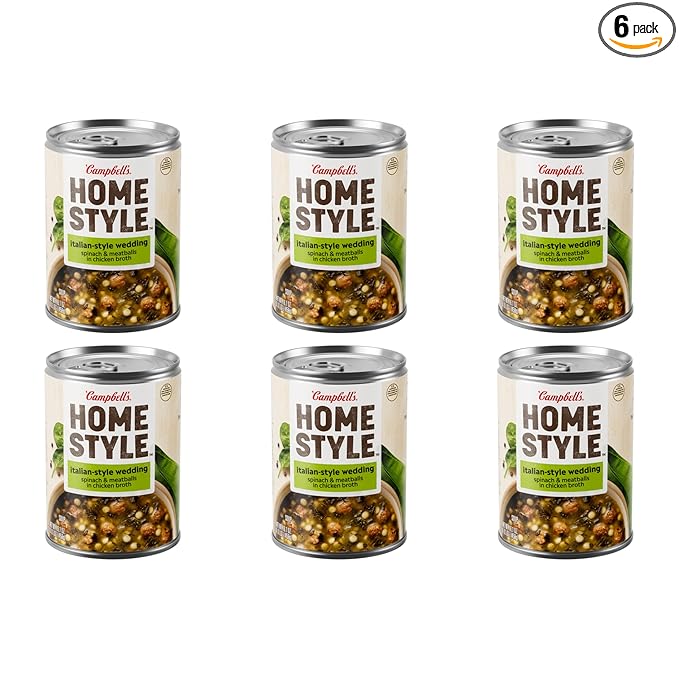 Campbell's Homestyle Italian Wedding Soup, 16.1 OZ Can (Pack of 6)