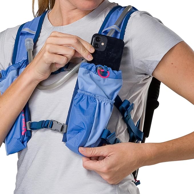 Nathan TrailMix Women's Running Vest/Hydration Pack. 12L (12 Liters) | 2L Bladder Included (2 liters). Zipper, Pockets.