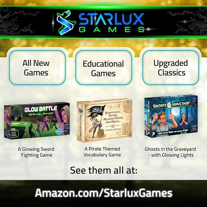 Starlux Games Capture The Flag Redux: Magenta 3-Team Expansion | Add 4 Players & 1 Extra Team | Glow in The Dark Games | Light Up Sports Toys for Kids and Teens | Outdoor Gifts for Girls 8-12