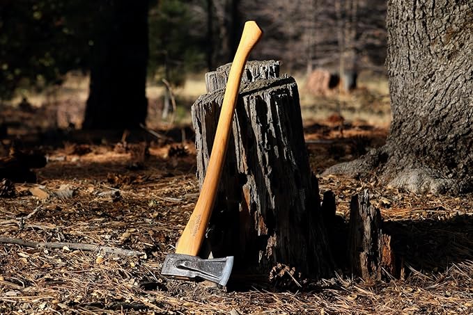 1844 Helko Werk Germany Traditional Spaltaxt - German Splitting Axe, Made in Germany Wood Splitter and Wood Splitting Axe Midsize Medium Splitting Axe - Head 4.5 lbs, Handle 28 in. (Spaltaxt) #13582