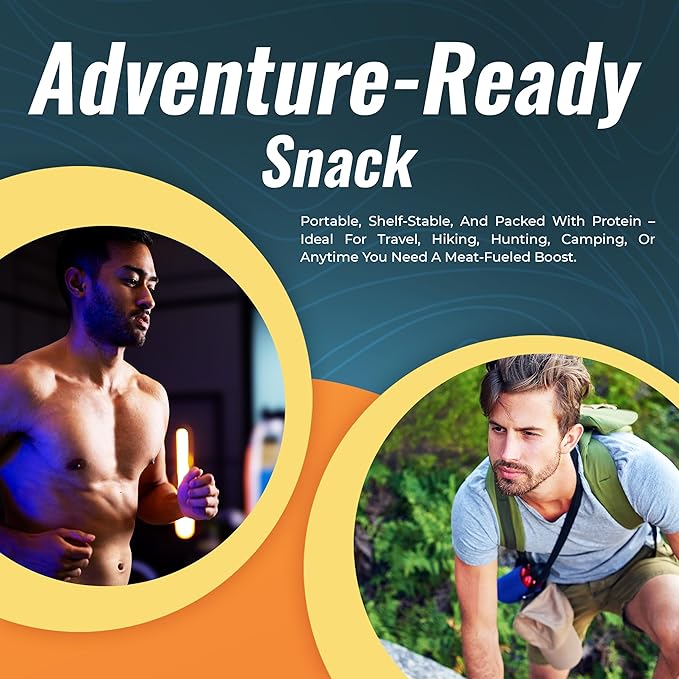 Phillips Beef Crisps - Round - Only Beef & Salt - Zero Carbs - Zero Sugar - High Protein Meat Snacks - 23g Protein