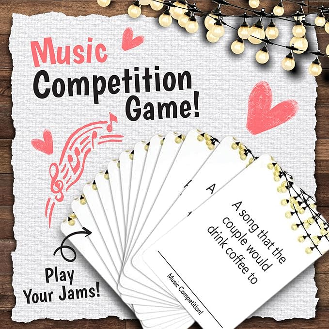 Know That Couple - Bridal Shower & Engagement Party Game 3-in-1 Wedding Celebration Game Fun Storytelling, Music Challenge & Who Knows The Couple Best? Perfect for Bachelorette & Wedding Party Guest