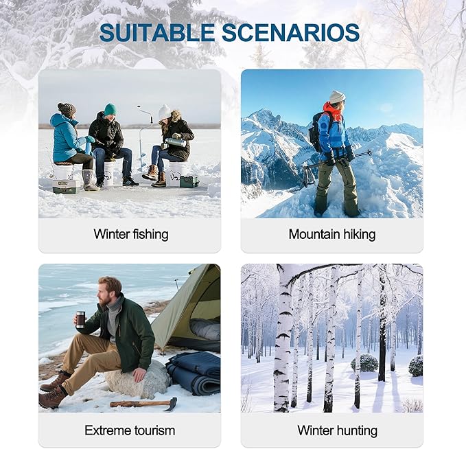 Heated Hand Muff, Electric Heating Hand Warmer Pouch, Suitable for Outdoor Hunting, Sports, Photography, Golf, Football in Cold Winter Keep Warmth (Batteries no Including)