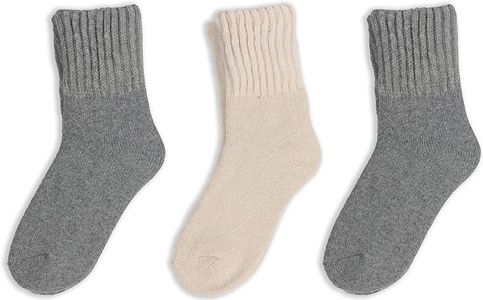 BomKinta Boot Socks for Women Winter Solid Thick Warm Socks Cozy Crew Socks Christmas Gift