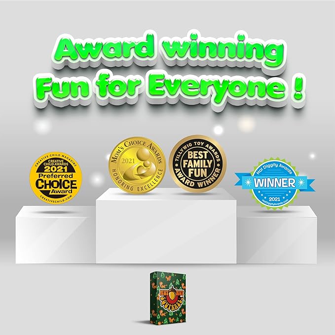 nut nut Squirrel! - A Quick, Nutty Card Game for Kids & Families. Guard Your Nuts from Those Sketchy Squirrels in a Game Filled with Strategy and Surprise! | Multiple Award Winner | from PBN'J Games
