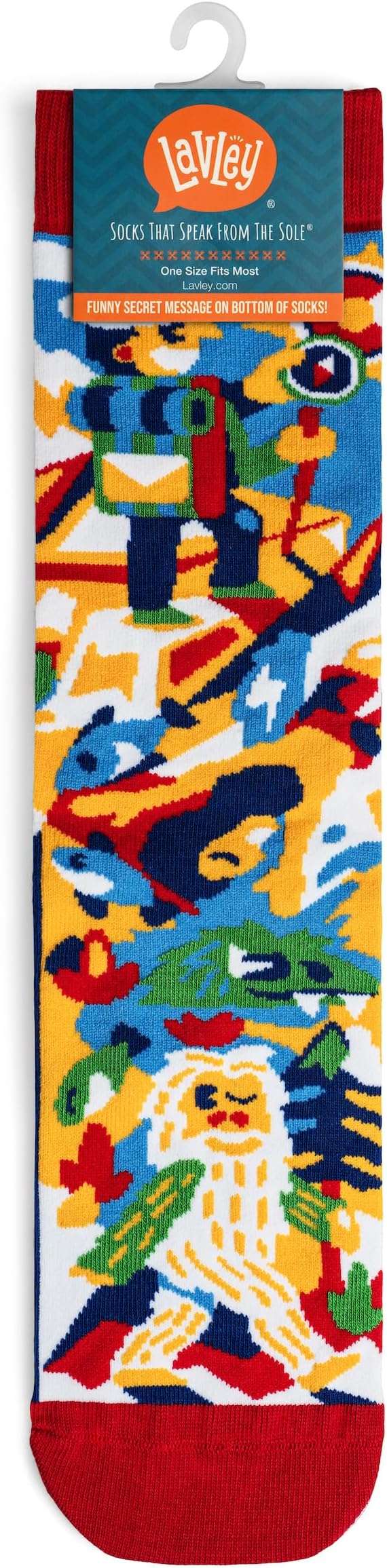 Lavley Outdoors Socks With Fun Sayings - Cool Gifts for Hiking, Camping, and Mountain Lovers