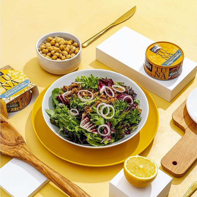 Kitchen & Love Wild Caught Tuna with Quinoa & Chickpeas in Olive Oil, 6 oz (Pack of 8)
