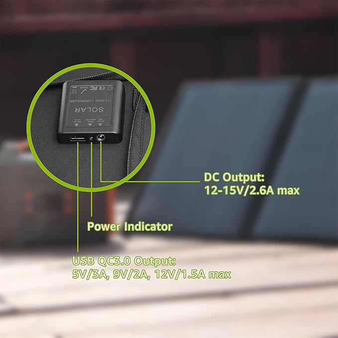 ZeroKor Solar Generator with Panel, 300W Portable Power Station with Solar Panel 40W, 110V Pure Sine Wave AC Outlet Electric Generator for Home Use Outdoor RV Camping