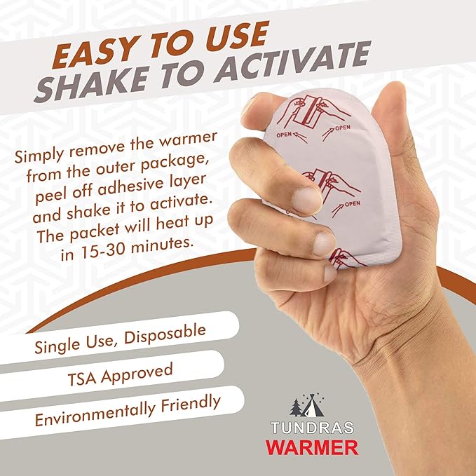 Hot Toe Foot Heat Warmers - 40 Count, Adhesive Long Lasting Air Activated Disposable Natural Heating Pads for Shoes, Boots – Odorless & Comfortable for Outdoor Work, Sports Activities