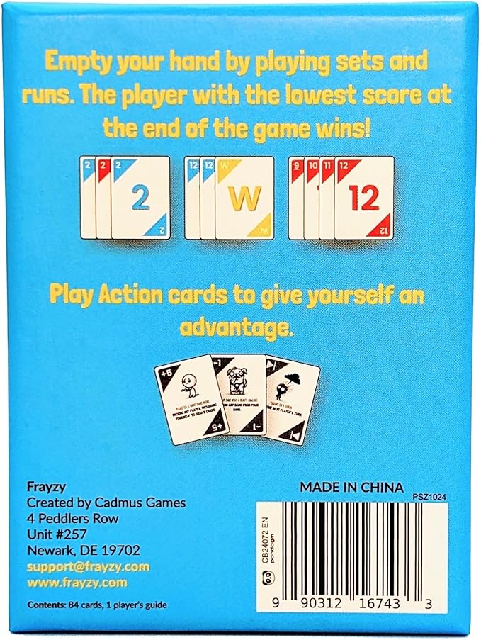Fast-Paced Rummy-Style Card Game for Kids & Adults | Ages 7+ | Wild, Strategic, Family Fun