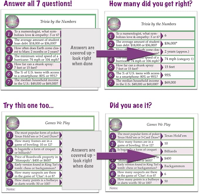 Matter of Fact ??Fast-Paced, Rapid-Fire Trivia Challenge with Quirky Categories ??Adult & Family Game Night Fun