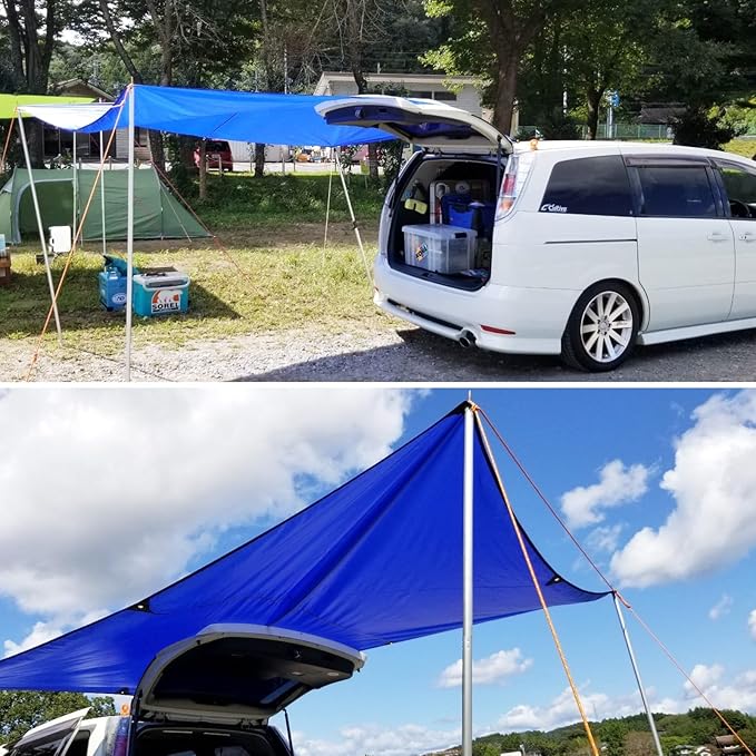 Azarxis Waterproof Camping Tent Tarp Hammock Rain Fly Footprint Ground Cloth Shelter Sunshade Beach