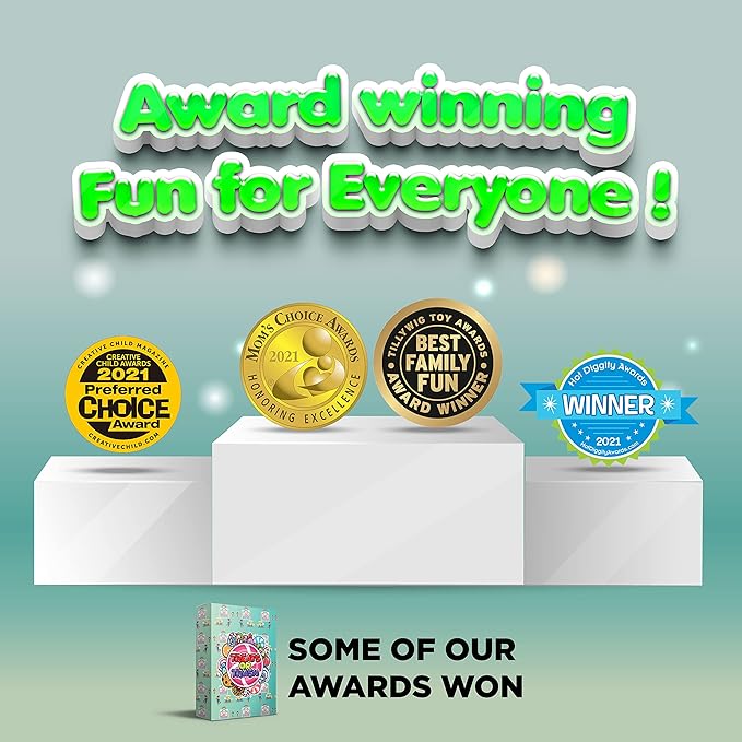 Treats or Trash - Captivating Card Game for Kids & Families - Gather Your Treats and Dodge The Trash! 2-4 Players | Ages 4+ | Mom's Choice Awards Winner | from PBN'J Games