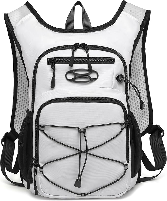 Wotony Lightweight Hydration Backpack with 2LOR 3LWater Bladder for Cycling Hiking Rave - Water Daypack for Men Women