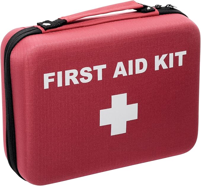 MFASCO First Aid Car Kit - Outdoor First Aid Kit for Emergencies, Compact First Aid Kit Car Essential for Travel & Camping, Easy-to-Refill, First aid Companion for Home, car, or Outdoor Adventures