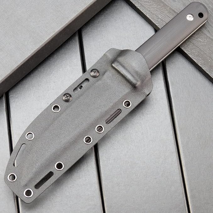 Eafengrow EF123 Fixed Blade Knife 14c28n Steel Blade G10 Handle Fixed Knife for Outdoor Camping Hunting Survival Tool Knives with Kydex Sheaths
