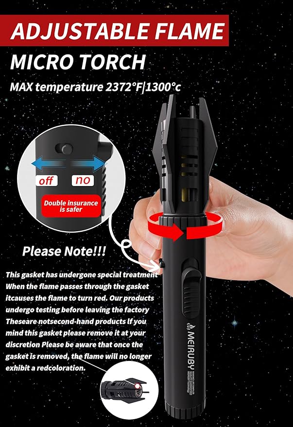 Torch Lighter for Her/Him, Women/Mens Birthdays Gifts, Lightsaber Torch Flame Butane Lighter Gifts for Dad Grandpa Step Dad Papa, Birthday Gift Cool Gadgets for Men 2025