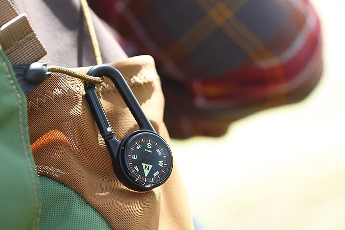 Coghlan’s Outdoor Compasses – Lightweight, Durable Navigation Tools for Hiking, Camping, Orienteering & Survival with Map, Wrist, Lensatic, LED, and Carabiner Options