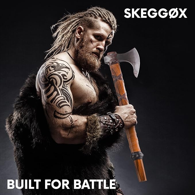 VikingsBrand Viking Battle Axe (Ragnar's Axe)