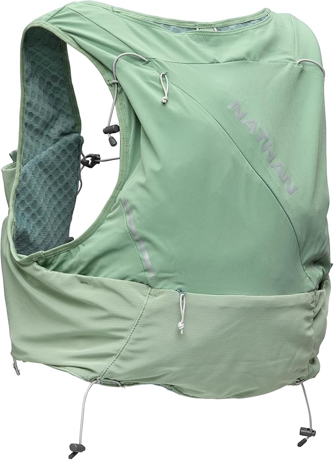 Nathan 12L Hydration Vest ??Quick-Fit Adjustments, Breathable Mesh, 1.6L Bladder, 8.8 oz, 6 Pockets, Pinnacle Pro