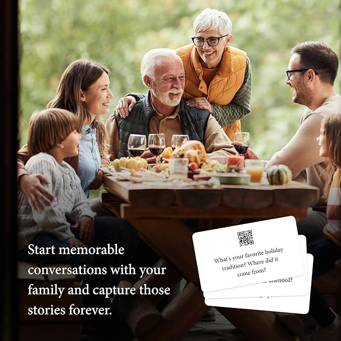 Storied Family Tree Kit, Ancestry & Family History Research with Memory Keepsake Book & Conversation Cards, Genealogy Story Telling Set, 12-Month Subscription to Plus & StoriedBook??Studios
