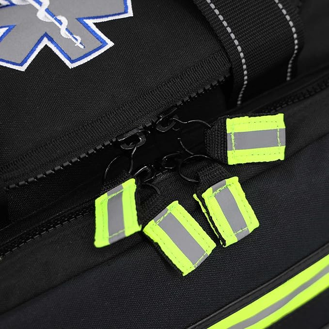 Lightning X Modular Large EMT Medic First Responder EMS Trauma Jump Bag w/Embroidered Name - BLACK