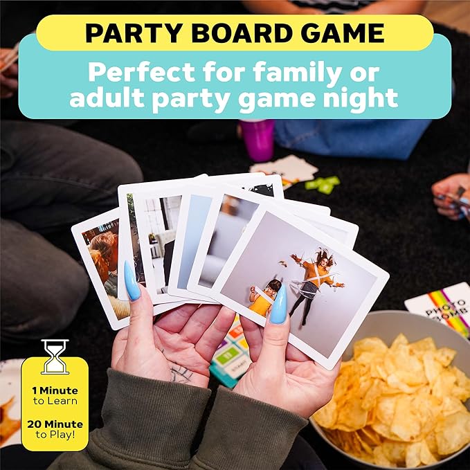 Photobomb The Meme Party Game of Hilarious Image Cards & Storytelling | Ages 13+ | 3?? Players | 30 Min Playtime | Great for Fans of Storytelling Board Games & Party Nights