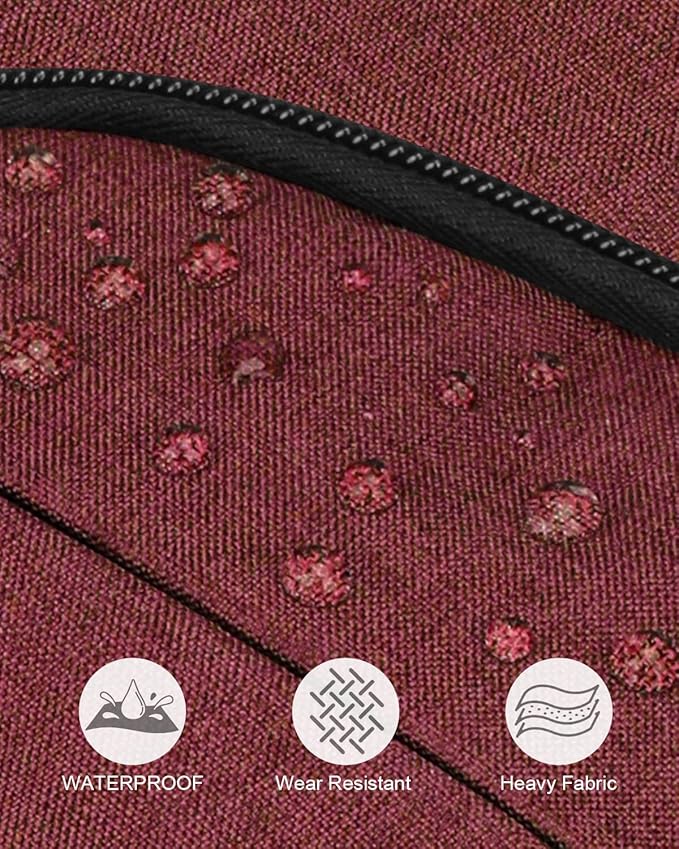 Crossbody Bags for Women Man Waterproof Sling Bag Backpack Trendy Casual Cross Body Bag with Convertible Shoulder Strap Chest Bag for Camping Hiking Travel Essentials (Wine, Medium)